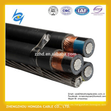 el cable del xlpe precios el cable de la energía eléctrica del aislamiento XLPE 11kv con el conductor del cobre / de aluminio